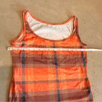 Source Unknown Orange Plaid Sleeveless Top and Bright Jacket Photo 10
