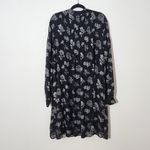 Lane Bryant Black Floral Dress with Pintucking Size 26/28 Plus Size Floral Dress Photo 5