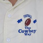 Vintage 80s Torque Dallas Cowboys Football Coat Size L Photo 1