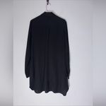 WAYF NWT  Long Sleeve Button Front  Shirt Dress SIze Large‎ Black Photo 1