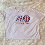 Bella Canvas University of Arizona Alpha Phi Glitter Open Back Top Size XL Photo 0