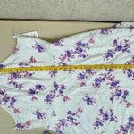 Candie's  Women's 2XL White Floral Keyhole Halter Fit & Flare Dress Photo 8