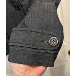 ANN TAYLOR LOFT Double Breasted Lined Denim Jacket‎ Sz M Medium Blue Photo 6