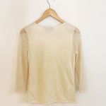 Sunday in Brooklyn Anthropologie  Ivory Lace Long Sleeve Top XS‎ Photo 3