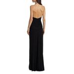 Jonathan Simkhai Annabelle Halter Gown in Black 8 New Womens Maxi Dress Photo 11