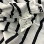 Stella Striped Crochet Trim Babydoll Tank Top Women's Size Medium White Photo 7