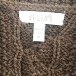 Delia's dELiA*s Brown Faux Fur Cable Knit Vest📝 Photo 2