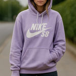 Nike SB Hoodie in Lilac Size Mens Small Sweatshirts Unisex Skater Photo 0