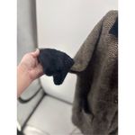 Lysse Cabin Faux Mink Long Coat Chevron Women’s Size Large/Extra large Pockets Photo 7