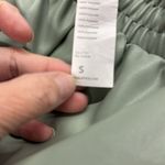 Fabletics  Dusty Garden Green Faux Leather High-Waisted Pull On Trousers Pants Photo 9