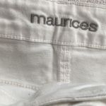 Maurice's Maurice’s jean shorts cut off style 5 pockets button/zip stretchy waist size 4 Photo 6