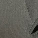 Escada Wool Blazer Jacket German Design Size 34 Grommet Detail MISSING BUTTON Black Photo 8