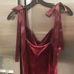 Reformation 💕💕 Nya Velvet Dress ~ Chianti Dark Red 6 NWT Photo 9