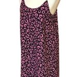 Alya Pink and Black Leopard Spaghetti Strap Dress Photo 0