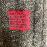 Abercrombie & Fitch Gray Wool Cable knit Pullover Sweater Photo 3