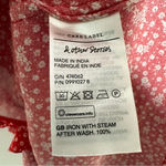 & Other Stories & Other Stories Paris Atelier Red Floral Print Button Front Mini Dress Size S Photo 8