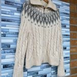 Lauren Active Ralph Lauren Womens Alpaca Zip Sweater Jacket XL Gray Photo 1