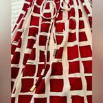 Liz Claiborne Geo Print Belted Midi Dress – Business Casual Travel Ready Size L Photo 4