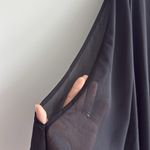 Lulus NWT  Shifting Dears Black Shear Long‎ Sleeve Dress Women's Size 1X Photo 5