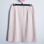 Armani Collezioni  Cream And White Pin Dot Skirt Photo 4