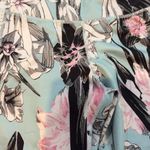 Nike Floral Leggings Small S Light blue Womens Nice Photo 3