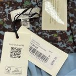 Ted Baker  Cherela Floral Print Ruched Tie Sheer Long Sleeve Mini Dress Sz 2 US Photo 8