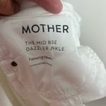 MOTHER Denim MOTHER- The Mid Rise Dazzler Ankle White Size 28 Photo 6
