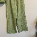 ZARA NWT Green Striped Pants and Top Set size Medium Photo 11