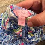 Lilly Pulitzer sain blue peri pinch pinch off the shoulder top small Photo 5