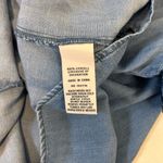 Nanette Lepore  denim blouse with lace trim on sleeves Women’s size medium Photo 6