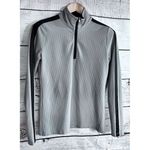 Ralph Lauren Lauren Active Pullover Womens Gray 1/4 Zip Waffle Knit Mock Size M Photo 5