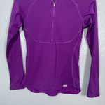 Patagonia Women XS Capilene 4 Purple Expedition Weight 1/4 Zip Pullover Gorpcore Photo 1