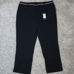 Tommy Hilfiger NWT  Bristol Slim Ankle Pants Women's 14 Black Stretch Workwear Photo 10