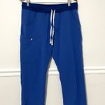FIGS • cobalt blue kade cargo scrub pants sz LP Photo 0