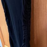 Good American Side Ruched Sleeveless Cotton Mini Dress Black Size 3 (Large) Photo 8