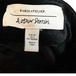 & Other Stories & Other Stories Velvet Mini Skirt Women’s Size 2 Black Ruched Ruffle Hem Photo 8