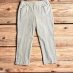 Soft Surroundings SoftEssential™ SUPERLA Slim Leg Crop Pants White Size Medium Photo 2