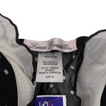 Linea Donatella NWT  Black White Polka Dot Sheer Nightie & Panties Size Medium Photo 1