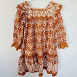 HAPPY X NATURE Juliet Boho Mini Dress Brown Size L Photo 1