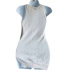 Theory  Women Tunic Tank Top PXS Ivory Mesh Cottoncash Knit Layering Luxe‎ Beachy Photo 2