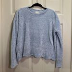 Altar'd State Altar’d State long sleeve crew neck sweater pale blue size small Photo 0