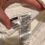 Levi's Womens New Levi’s 501 Original Raw Hem Distressed White Cotton High Rise Straigh Photo 8