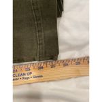 Paige  High Rise Anessa Wide Leg Ankle Jeans Vintage Mossy Green Women's Size 30 Photo 7