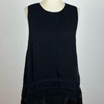 Proenza Schouler  Black Clip Dot Sleeveless Top Photo 0