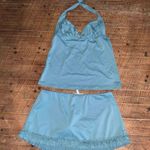 J Crew safe greet halter tankini and skirt S swimsuit Green Photo 0