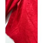 Show Me Your Mumu Red Satin Choker Cutout Long Sleeve Crop Top XSmall Photo 4