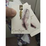 Jessica Simpson  NWT Size Large Purple Pink Floral Swimwear Bikini Bottom Photo 4