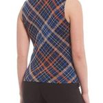 Calvin Klein  suit Dress Blouse NWT small Plaid Photo 1