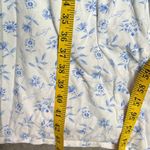 Lanz of Salzburg Floral Blue and White Nightgown Sz M Size M Photo 4