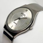Pool A Rama silver tone wrist watch 33mm case size adjustable mesh band running Photo 1